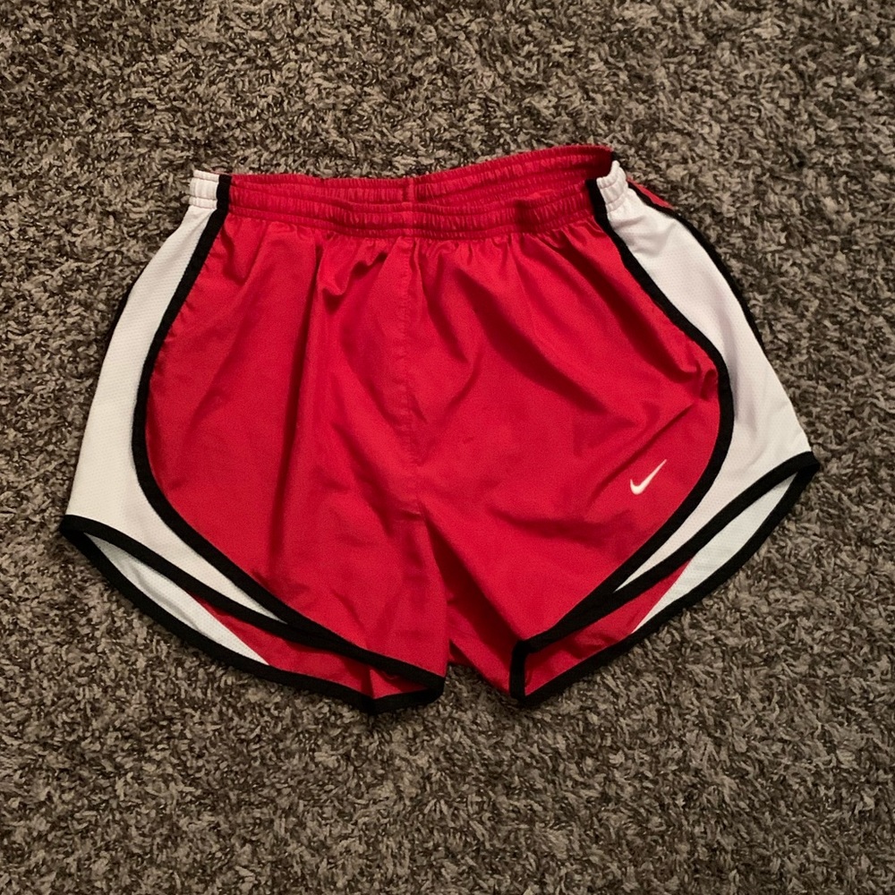 Red Nike Dri-Fit Athletic Shorts, Size Small